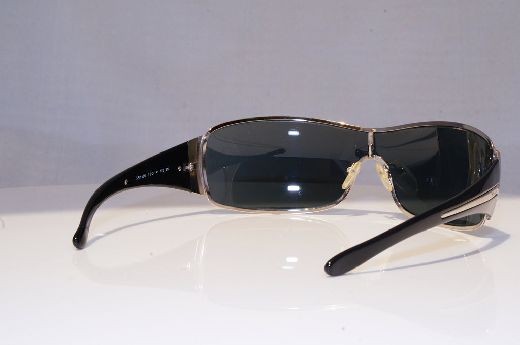 PRADA Mens Designer Sunglasses Black Shield SPR 53H 1BC-1A1 19080