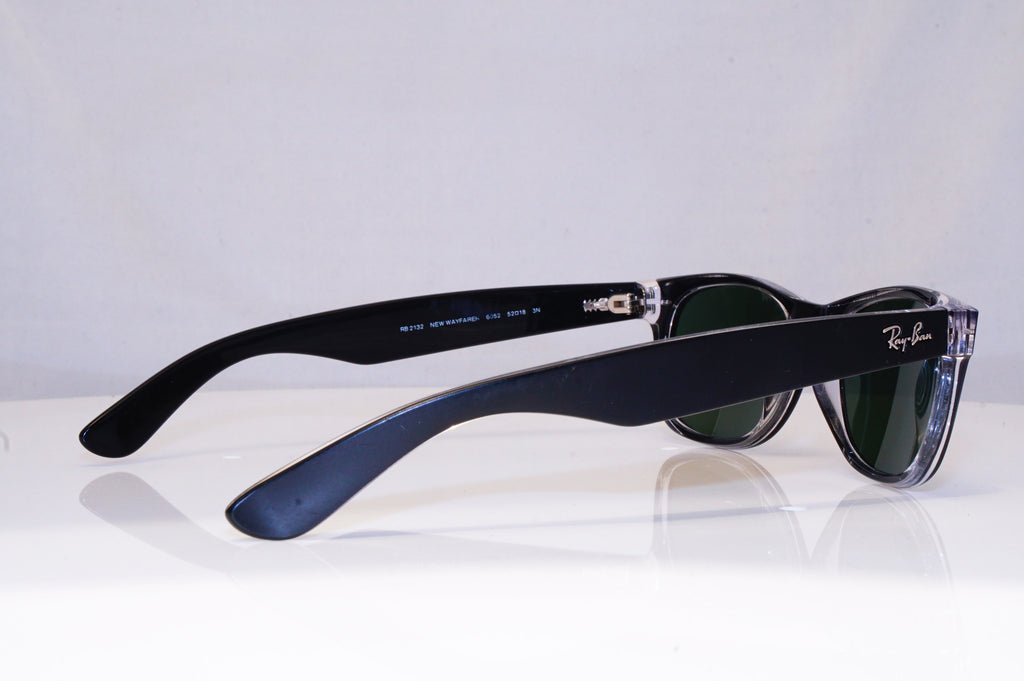 RAY-BAN Mens Unisex Designer Sunglasses Black NEW WAYFARER RB 2132 6052 18123