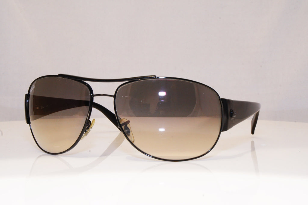 RAY-BAN Mens Designer Sunglasses Black Aviator RB 3358 002/32 18119