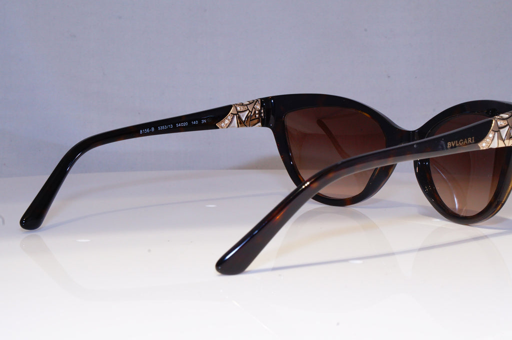 BVLGARI Womens Designer Sunglasses Brown Cat Eye GLITTER 8156 5353/13 19851