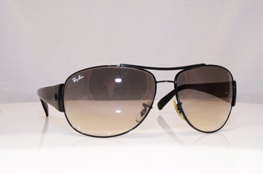 RAY-BAN Mens Designer Sunglasses Black Aviator RB 3358 002/32 18119