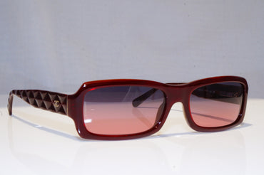 CHANEL Womens Diamante Designer Sunglasses Burgundy Rectangle 5125 650/12 19074