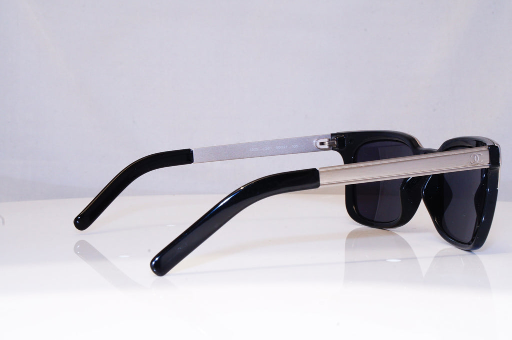 CHANEL Mens Designer Sunglasses Silver Rectangle 1505 501 18115