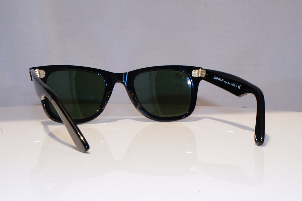 RAY-BAN Mens Designer Sunglasses Black Wayfarer RB 2140 901 19076