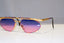 CAZAL Mens Vintage 1990 Designer Sunglasses Gold Rectangle 256 440 19091
