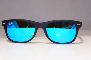 RAY-BAN Mens Mirror Designer Sunglasses Black NEW WAYFARER RB 2132 622/17 21197