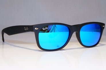 RAY-BAN Mens Mirror Designer Sunglasses Black NEW WAYFARER RB 2132 622/17 21197