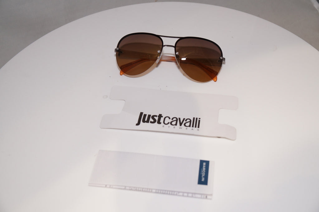 JUDT CAVALLI Mens Womens Designer Sunglasses Brown Pilot JC 877S 44F 19854