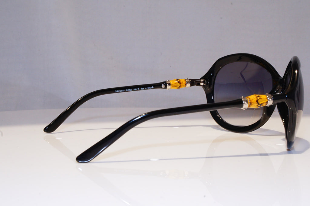CHANEL Womens Diamante Designer Sunglasses Black BAMBOO GG 3130 D28JJ 19077