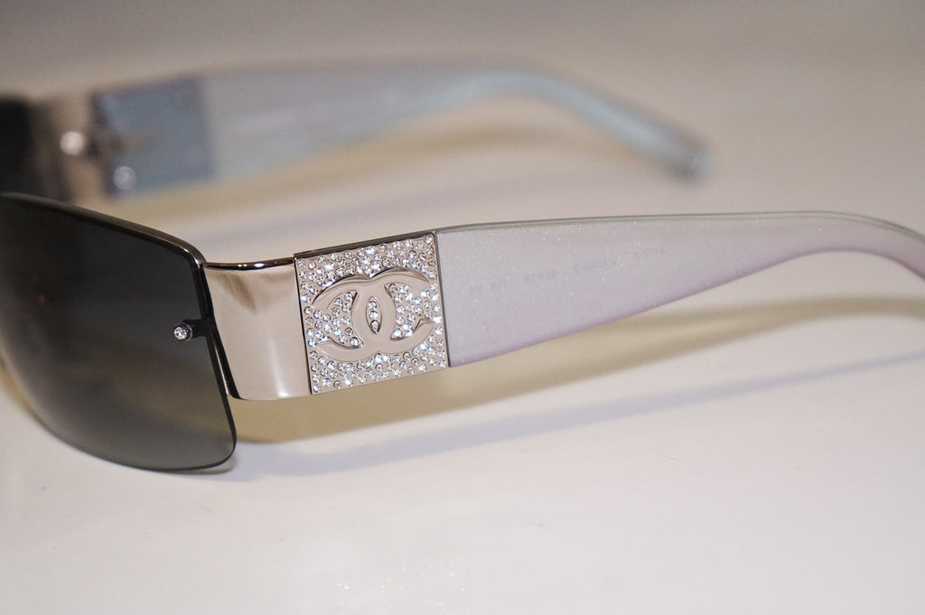 CHANEL Boxed Womens Designer Sunglasses Silver Diamante 4117 C124/8G 16880
