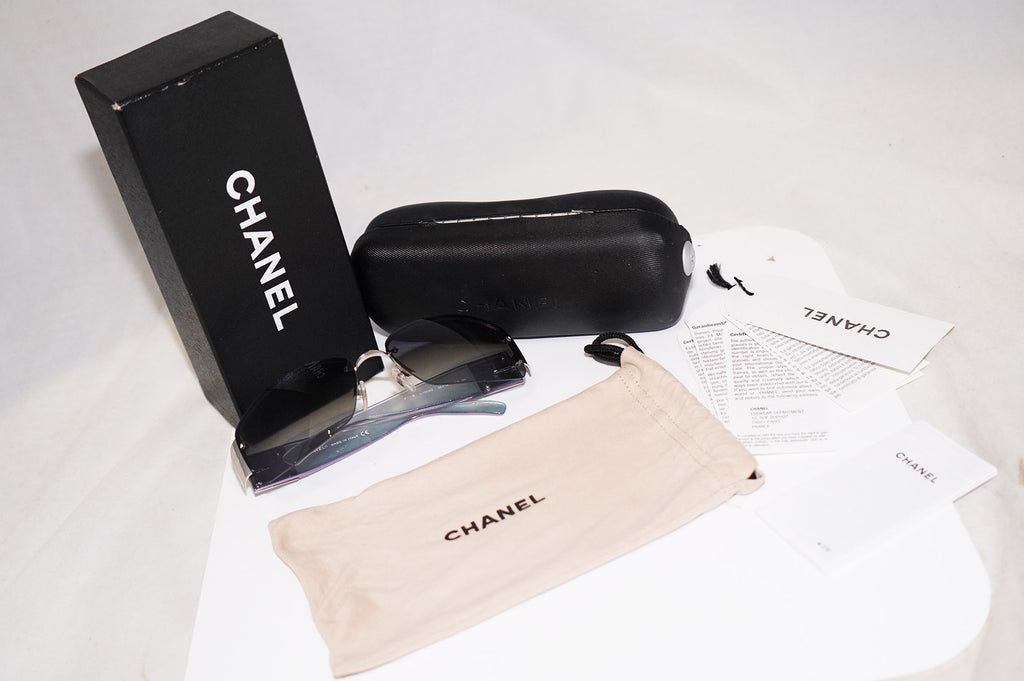 CHANEL Boxed Womens Designer Sunglasses Silver Diamante 4117 C124/8G 16880