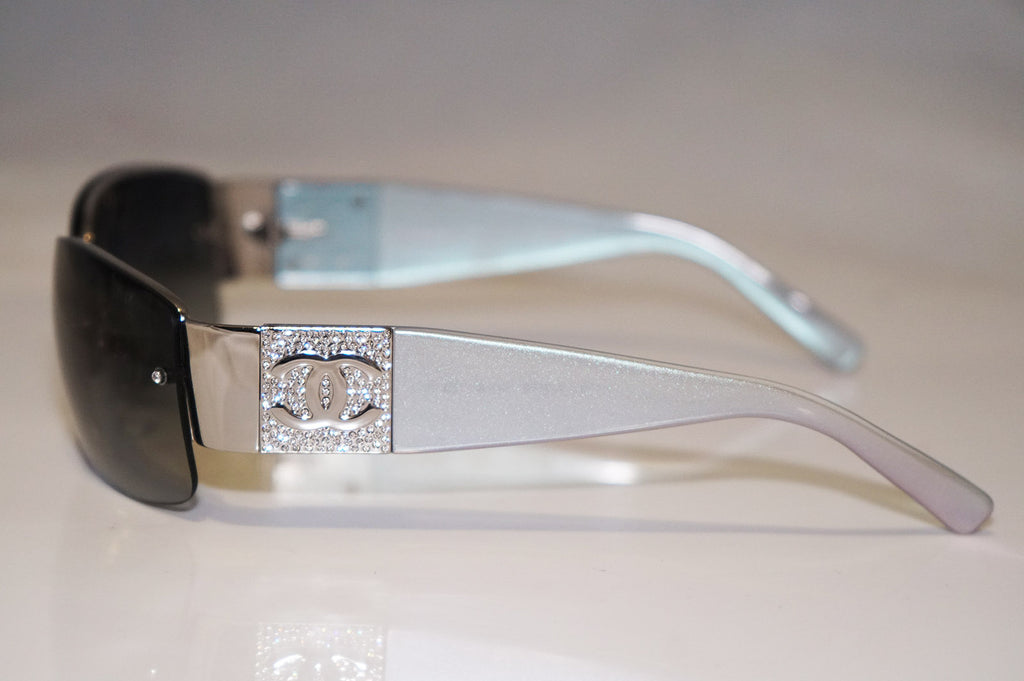 CHANEL Boxed Womens Designer Sunglasses Silver Diamante 4117 C124/8G 16880