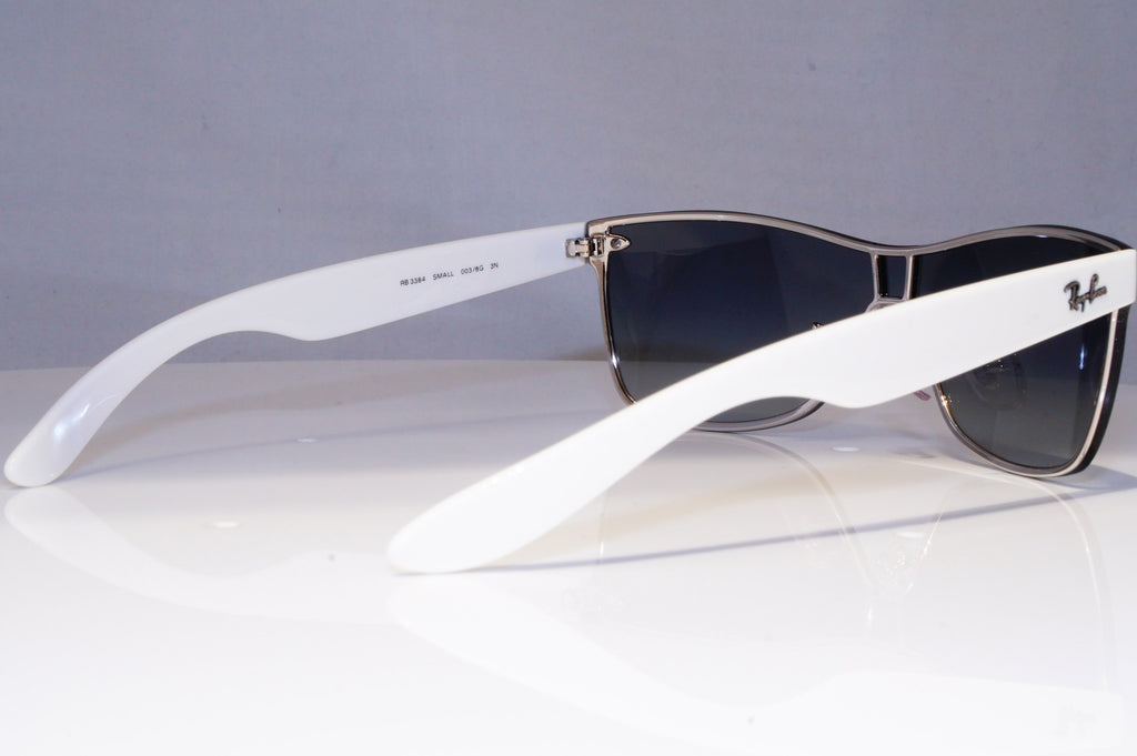 RAY-BAN Mens Womens Designer Sunglasses White Shield RB 3384 003/8G 21194