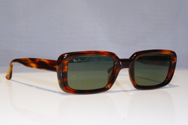 RAY-BAN Mens Vintage 1990 Designer Sunglasses Brown Rectangle W2831 BRN 19082