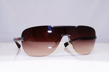 PRADA Mens Designer Sunglasses Brown Shield SPS 52N 5AV-6S1 18113