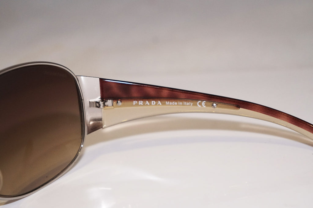 PRADA Boxed Mens Designer Sunglasses Brown Shield SPR 52H 1BC-6S1 16860