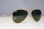 RAY-BAN Mens Vintage 1990 Designer Sunglasses Gold Pilot RB 3025 L0205 19189