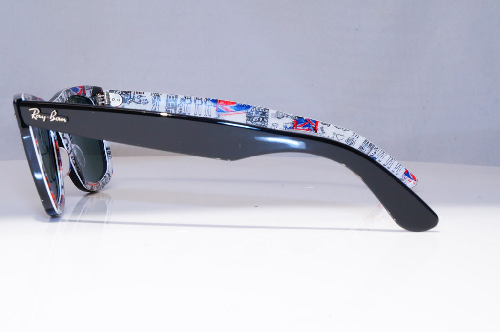 RAY-BAN Mens Womens Designer Sunglasses Black Wayfarer RB 2140 PRINTS 21241