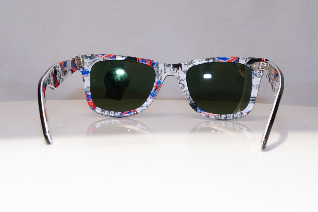 RAY-BAN Mens Womens Designer Sunglasses Black Wayfarer RB 2140 PRINTS 21241