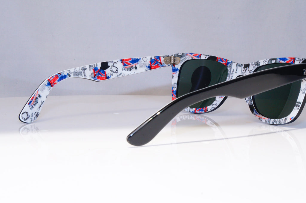RAY-BAN Mens Womens Designer Sunglasses Black Wayfarer RB 2140 PRINTS 21241