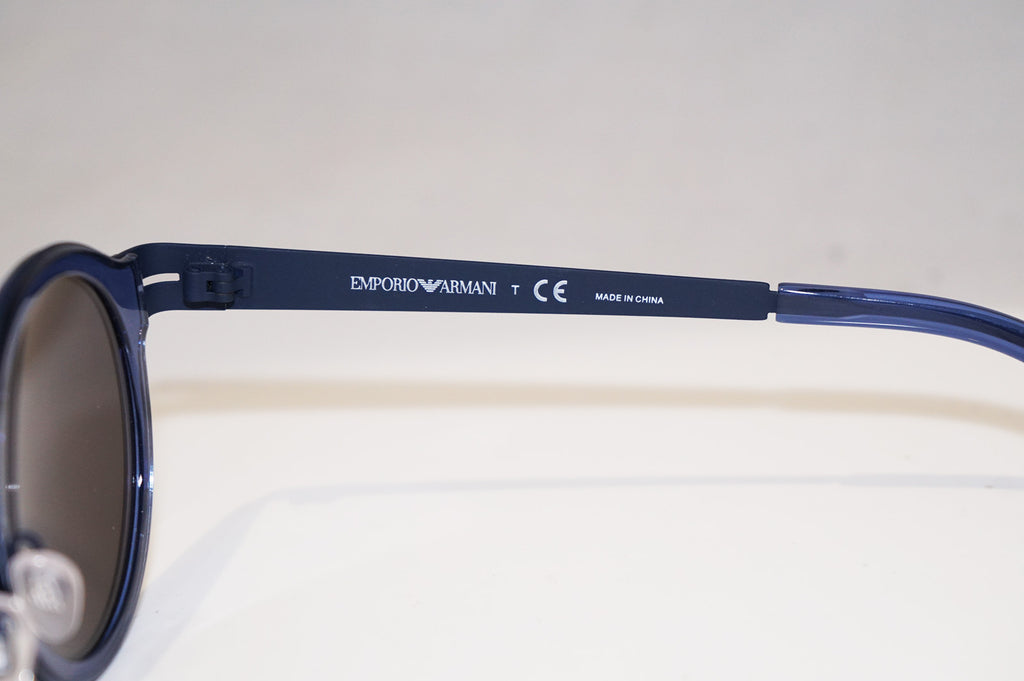 EMPORIO ARMANI Mens Unisex Designer Flash Mirror Sunglasses Blue EA 2029 11896