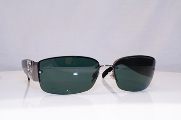 CHANEL Womens Diamante Designer Sunglasses Black Rectangle 4117-B 108/71 18099