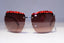 JUST CAVALLI Womens Designer Sunglasses Brown Butterfly JC503S 74F 19850