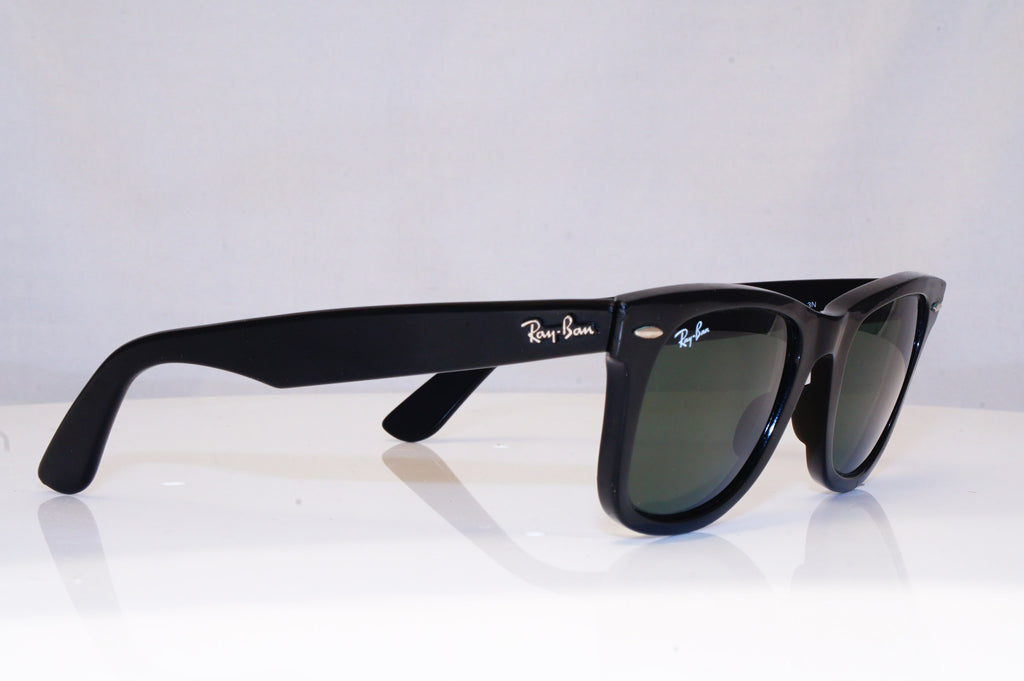 RAY-BAN Mens Designer Sunglasses Black Wayfarer RB 2140 901 18091