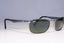 RAY-BAN Mens Vintage 1990 Designer Sunglasses Silver Rectangle RB 3534 004 19852