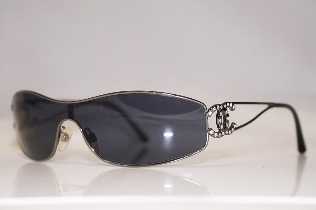 CHANEL Boxed Womens Designer Sunglasses Silver Diamante 4073 124/8G 17010