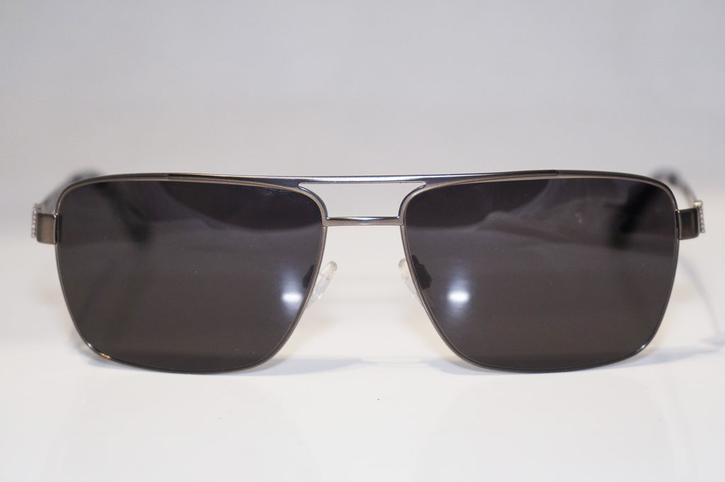 EMPORIO ARMANI Mens Designer Sunglasses Silver Rectangle EA 2019 3003 81 11961