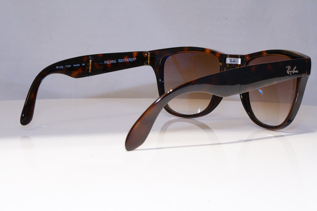RAY-BAN Mens Womens Sunglasses Brown Wayfarer FOLDING RB 4105 710/51 21236