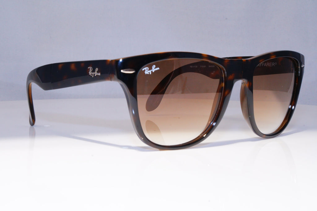 RAY-BAN Mens Womens Sunglasses Brown Wayfarer FOLDING RB 4105 710/51 21236