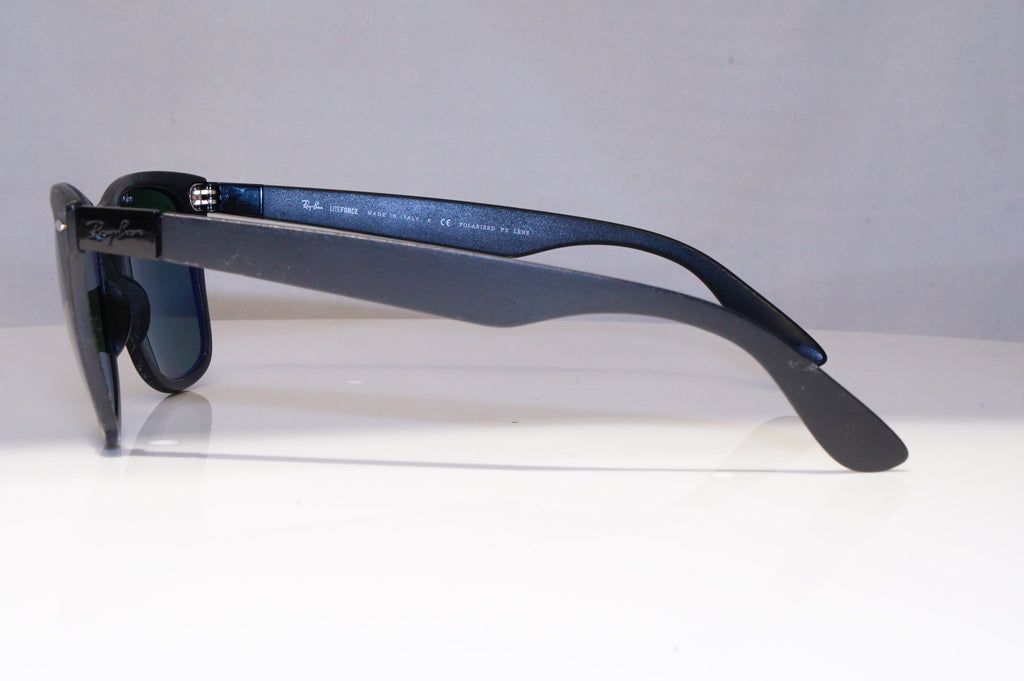 RAY-BAN Mens Polarized Designer Sunglasses Black Rectangle RB 4195 601 9A 21235