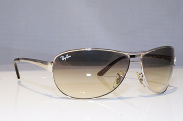 RAY-BAN Mens Designer Sunglasses Silver Wrap RB 3342 003/32 19069