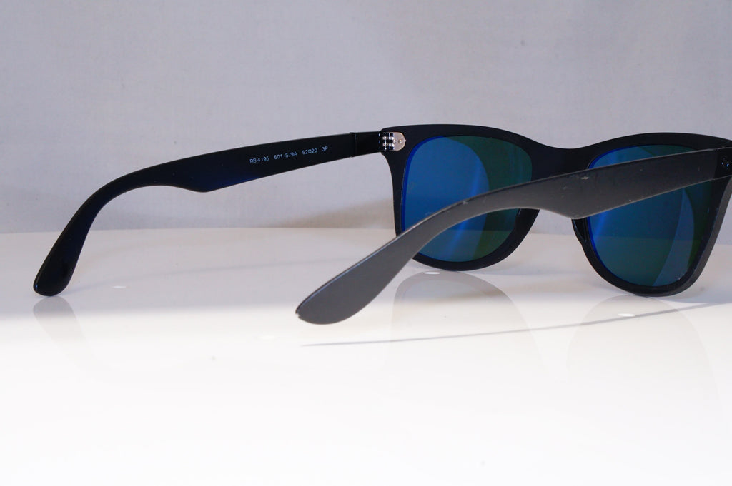 RAY-BAN Mens Polarized Designer Sunglasses Black Rectangle RB 4195 601 9A 21235