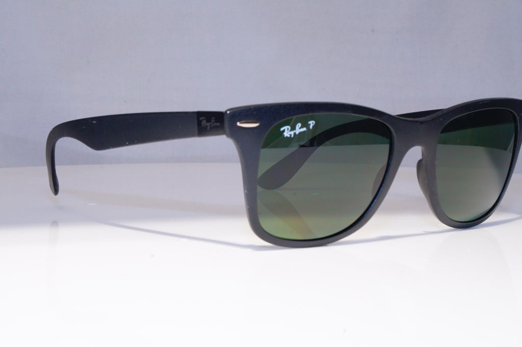 RAY-BAN Mens Polarized Designer Sunglasses Black Rectangle RB 4195 601 9A 21235