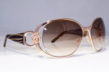 ROBERTO CAVALLI Womens Diamante Oversized Designer Sunglasses Gold 456S 20244