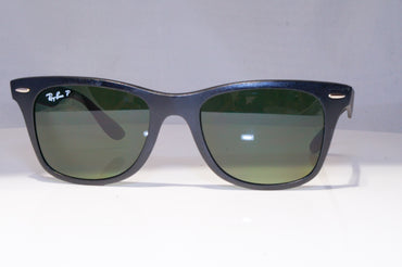 RAY-BAN Mens Polarized Designer Sunglasses Black Rectangle RB 4195 601 9A 21235