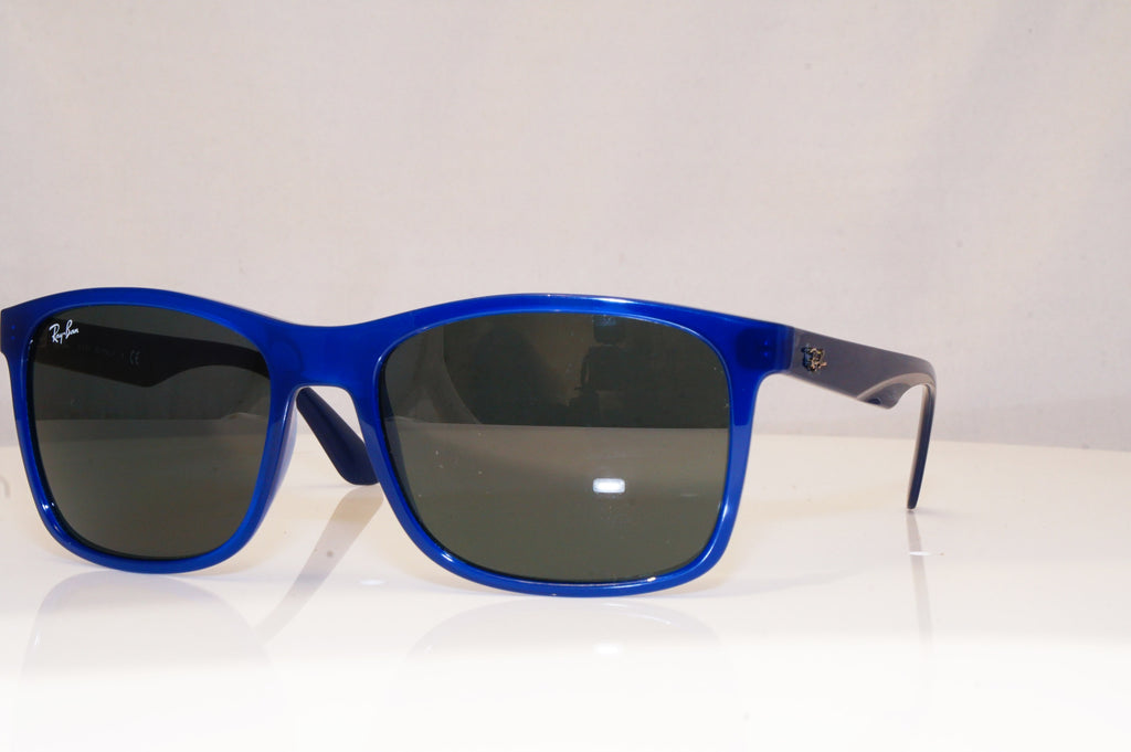 RAY-BAN Mens Designer Sunglasses Blue Square RB 4232 6196/71 18100