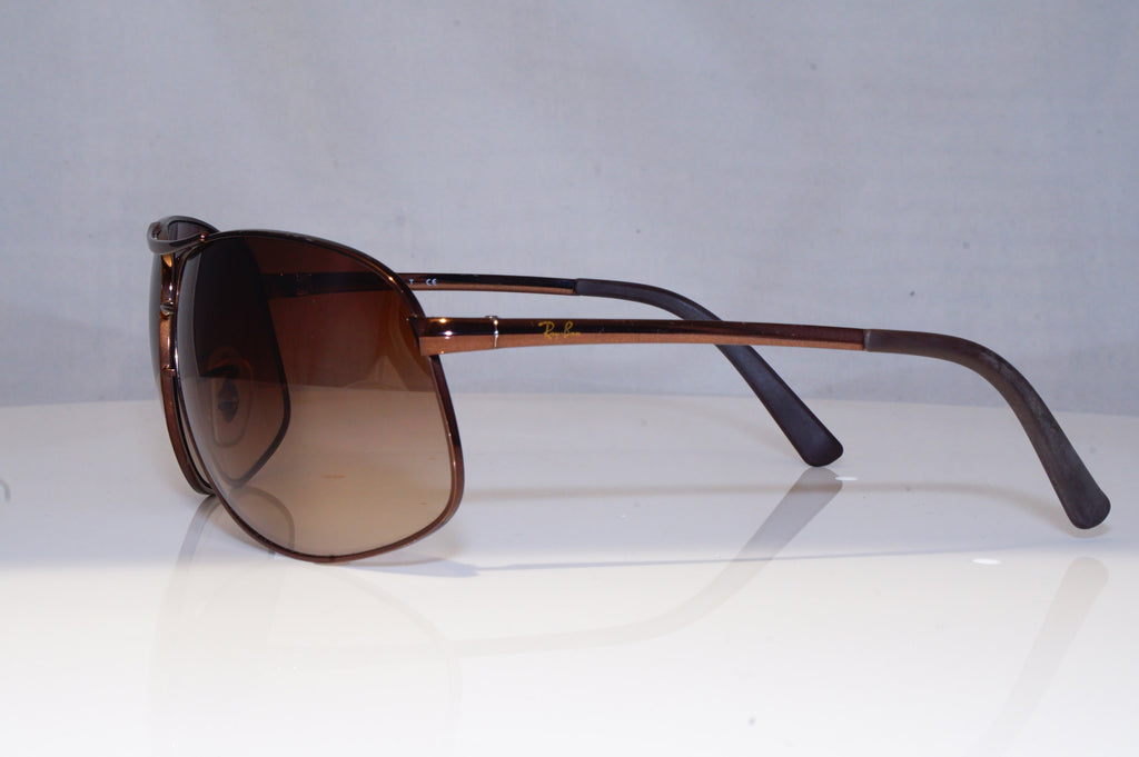 RAY-BAN Mens Designer Sunglasses Brown Wrap RB 3387 014/13 19084