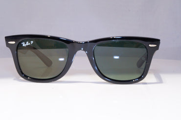 RAY-BAN Mens Womens Polarized Sunglasses Black Wayfarer RB 2140 901/58 21234