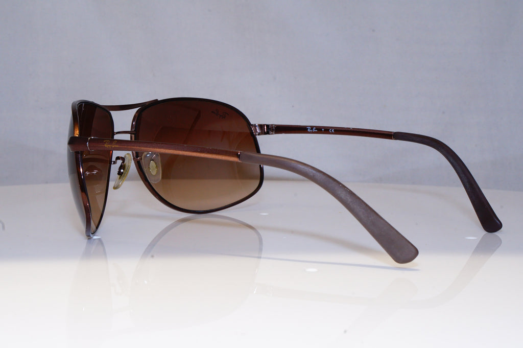 RAY-BAN Mens Designer Sunglasses Brown Wrap RB 3387 014/13 19084