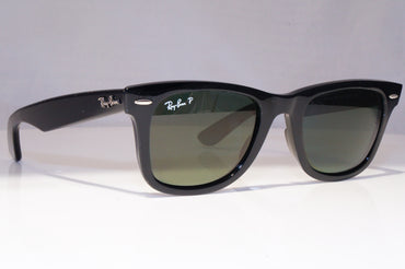 RAY-BAN Mens Womens Polarized Sunglasses Black Wayfarer RB 2140 901/58 21234