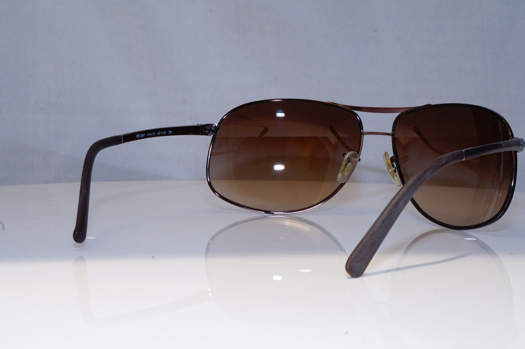 RAY-BAN Mens Designer Sunglasses Brown Wrap RB 3387 014/13 19084