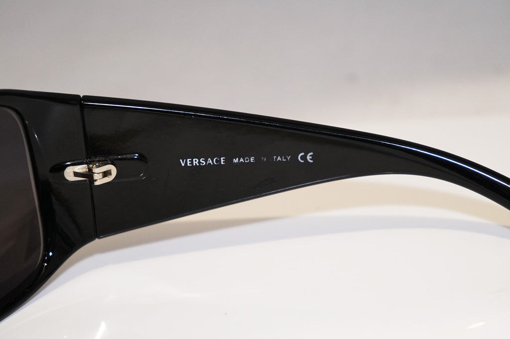 VERSACE Womens Designer Crystal Sunglasses Black Oversized MOD 4133 GB1 11 10667