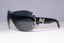 DOLCE & GABBANA Womens Diamante Designer Sunglasses Black Shield D&G 6022 20239