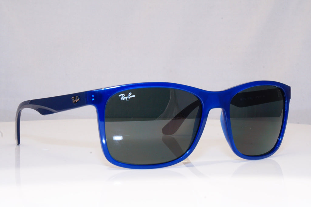 RAY-BAN Mens Designer Sunglasses Blue Square RB 4232 6196/71 18100