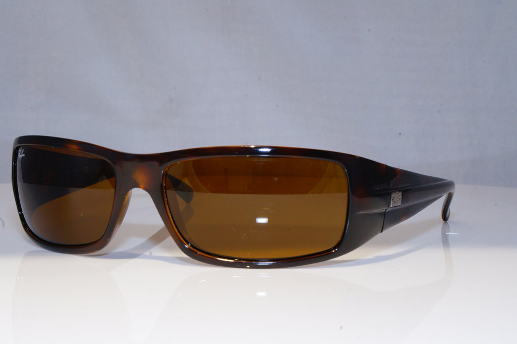 RAY-BAN Mens Designer Sunglasses Brown Rectangle RB 4057 642 19086