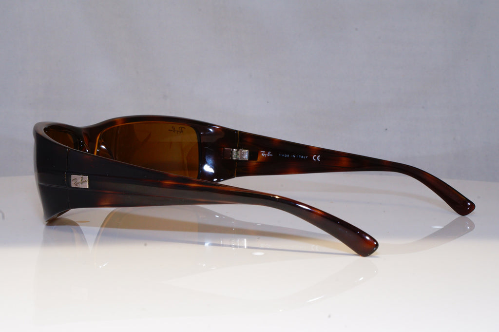 RAY-BAN Mens Designer Sunglasses Brown Rectangle RB 4057 642 19086